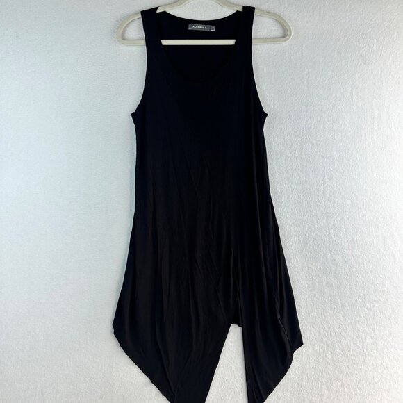 Alembika Dress Womens Size 1 Small Black Asymmetrical Lagenlook Grunge Layering - Picture 5 of 12